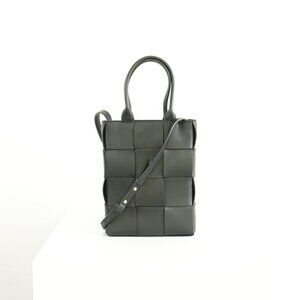 Bottega Veneta Black Mini Cassette Tote Bag